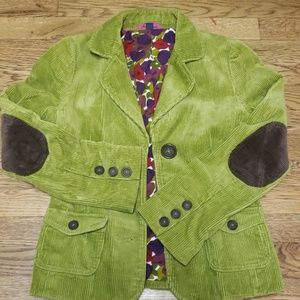 Boden lime green jacket